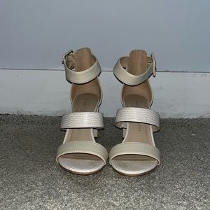 Strapped Block Heels